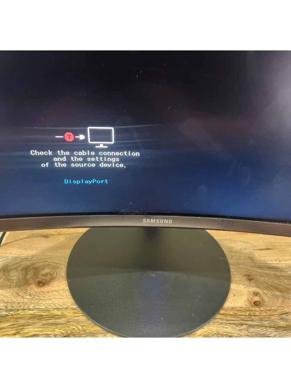 Samsung 27in Curved LCD Monitor T55 C27T550FDN 1080p 75Hz HDMI LC27T550FDNXZA